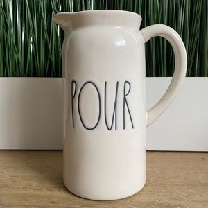 RAE DUNN Pour Pitcher Ivory